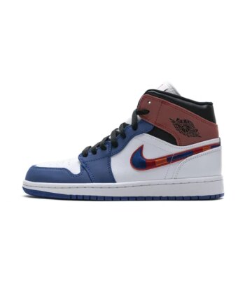 Air Jordan 1 Mid Multi-Color Swoosh 852542-146