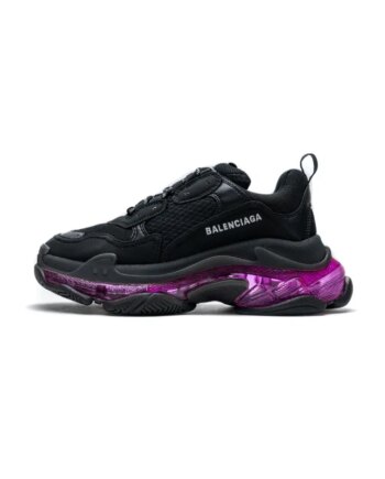 Balenciaga Triple S Black Plum Red 544351 W09O1 0829