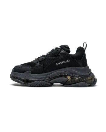 Balenciaga Triple S Clear Sole Black 541624 W09O1 1000