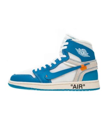 Air Jordan 1 Retro High Off White University Blue AQ0818-148